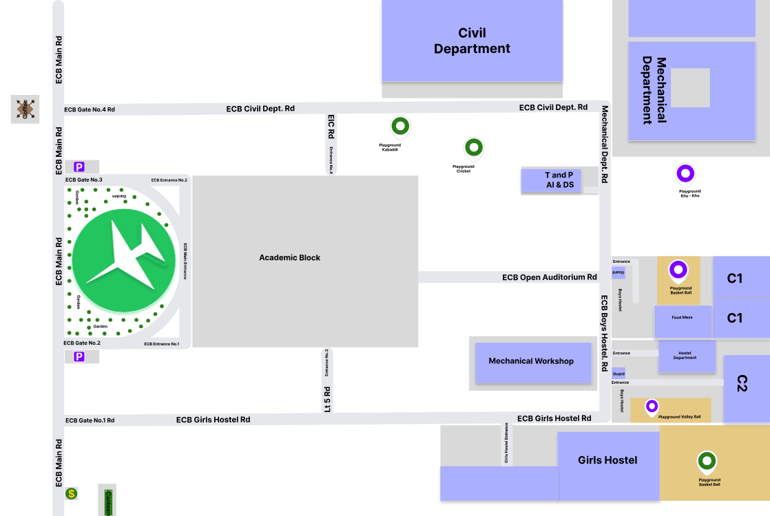 Campus Outdoor Map