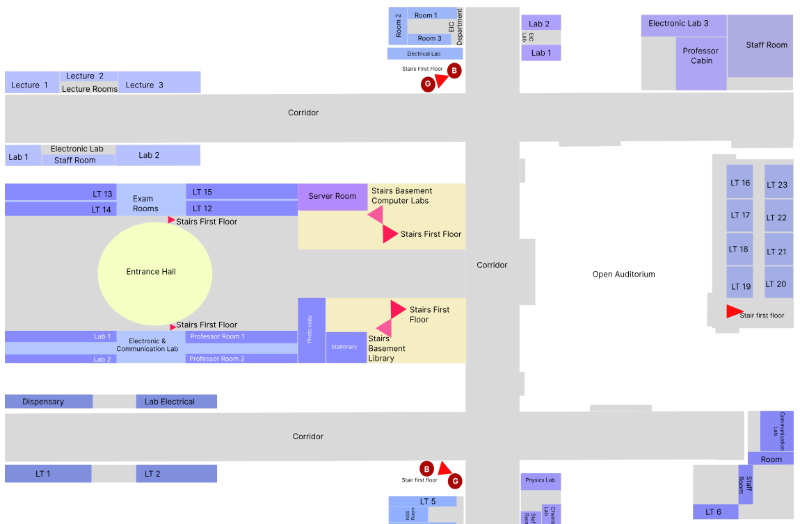 First Floor Map